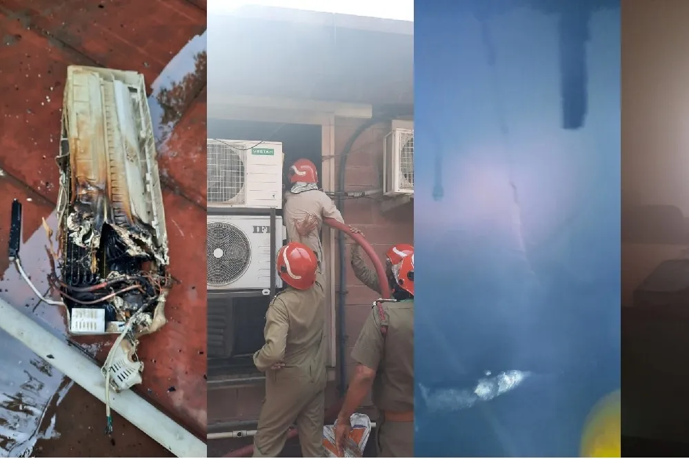 Fire erupts in Supreme Court