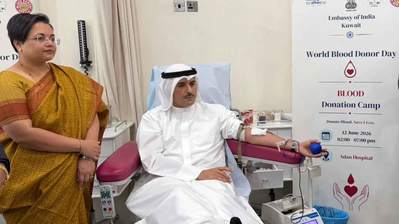 India organises blood donation camp in Kuwait