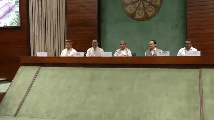 All-party meet underway; INDIA bloc walks out over presence of NCPI leaders