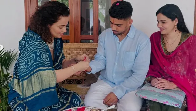 Kangana Ranaut shares heartwarming moments from Raksha Bandhan celebration with brother