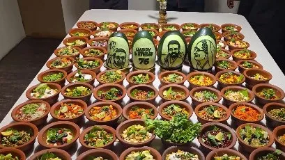 76 dishes, portraits of PM Modi and mother on a watermelon: TN chef's unique greeting for 76th birthday