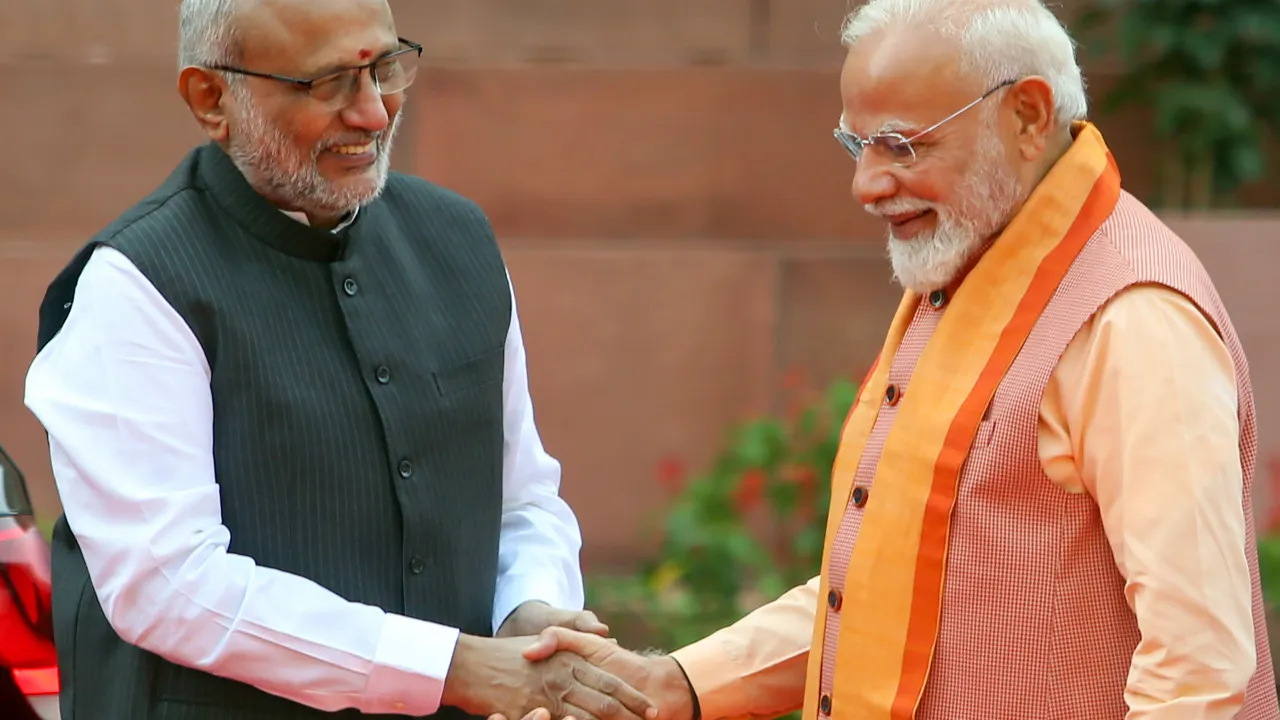 V-P Radhakrishnan extends birthday wishes to PM Modi, says Bharat now shining as bright spot in world