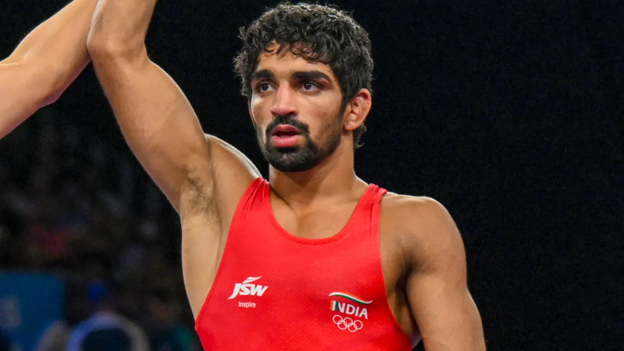 Asian Games: Aman Sehrawat stuns reigning world champion to win 57kg wrestling gold