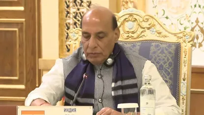 'No justification for terrorism, no double standards in dealing with it\': Rajnath Singh at SCO Council of Heads of Govt Meeting