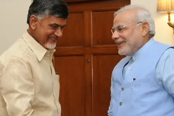 PM Modi greets TDP Cheif Chandrababu Naidu