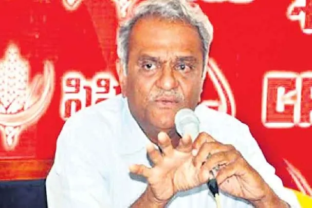 Ramdev Baba should be beaten by Chappals says CPI Narayana