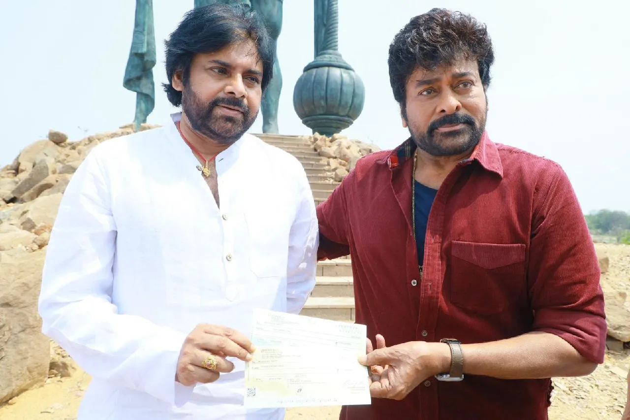 Chiranjeevi donates Rs 5 Cr to Janasena Party