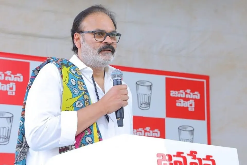 Nagababu take a dig at Jagan in Janasena Foundation Day meeting