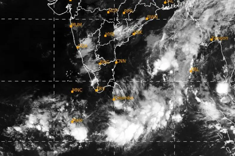 Bay of Bengal Low Pressure System Brings Rain to Andhra Pradesh