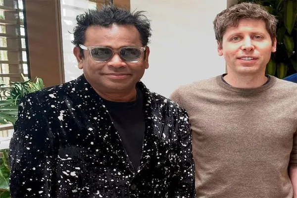 AR Rahman meets OpenAI CEO Sam Altman