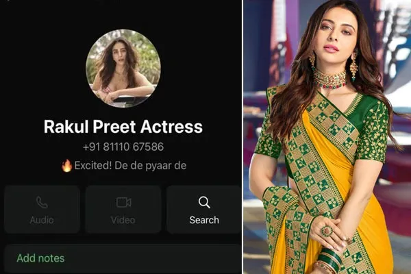 Rakul Preet Singh Warns Fans About Fake WhatsApp Account