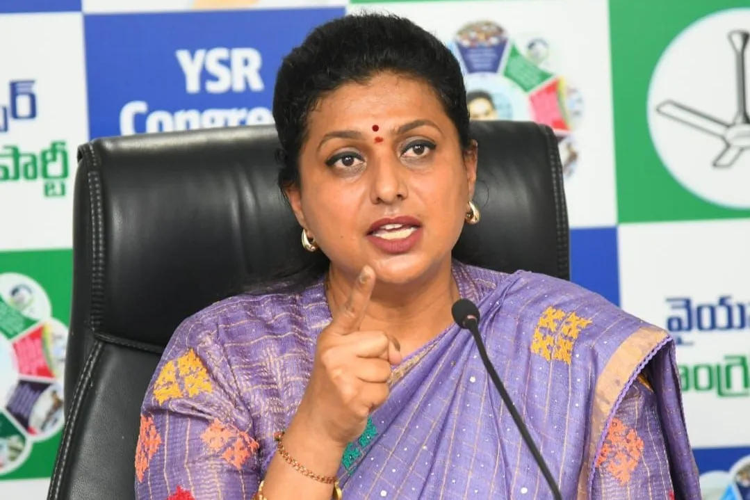 Roja Fires on TDP Government Over Attacks on YSRCP Leaders