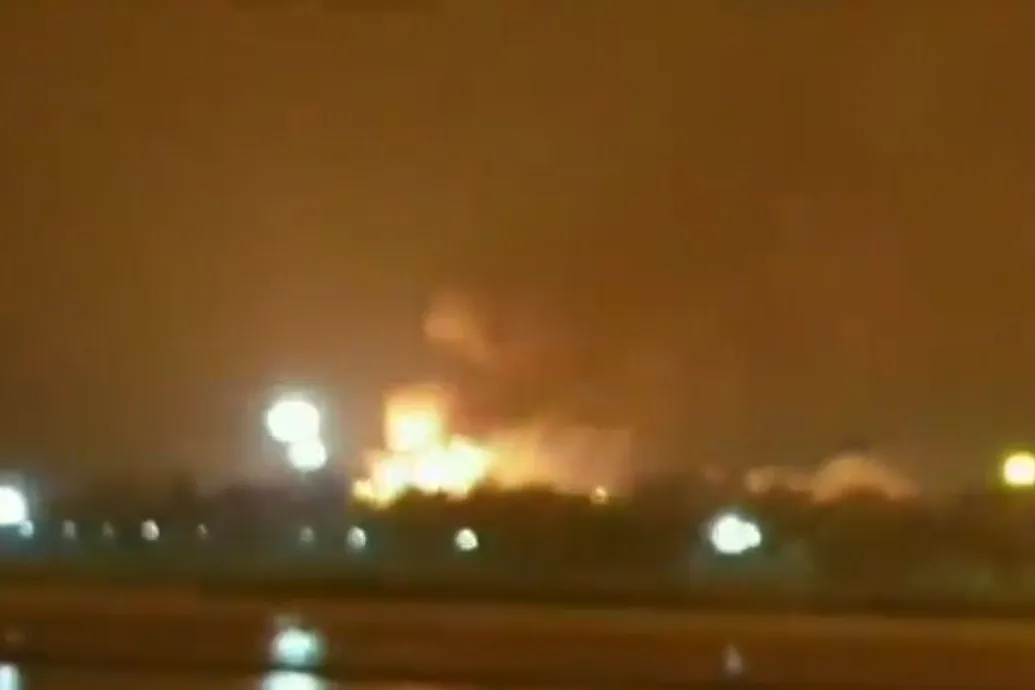 fire breaks out in the Hazira Gas processing plant