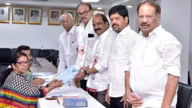 Lingamaneni Ramesh files nomination for Rajya Sabha from Janasena