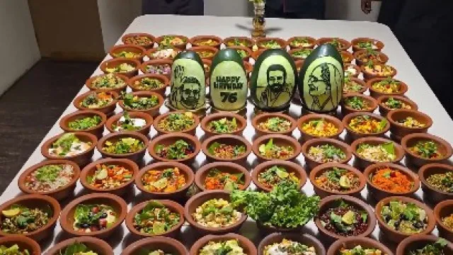 Narendra Modi 76th Birthday Tamil Nadu chef innovative wishes with 76 varieties of dishes