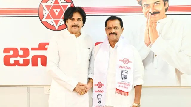 Pawan Kalyan welcomes Yanamala Krishnudu and Naveen Nischal into Janasena Party