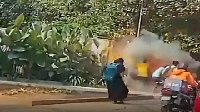 Transformer explodes near Amazon office in Bengaluru