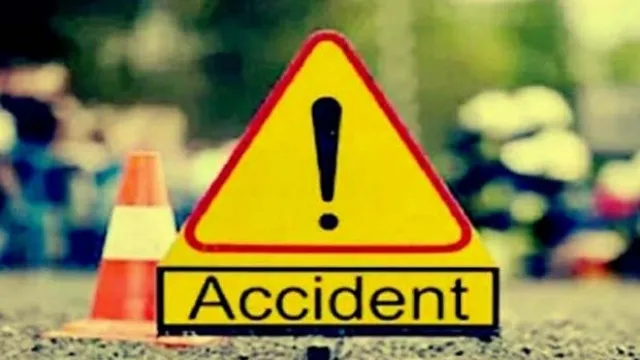 Car fire accident on Hyderabad outskirts Renault car completely gutted