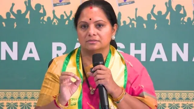Kalvakuntla Kavitha announces Telangana Rakshana Sena candidate for MLC polls